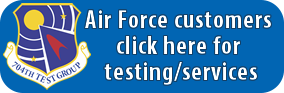 Air Force customers click here for testing/services