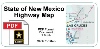 New Mexico highway map